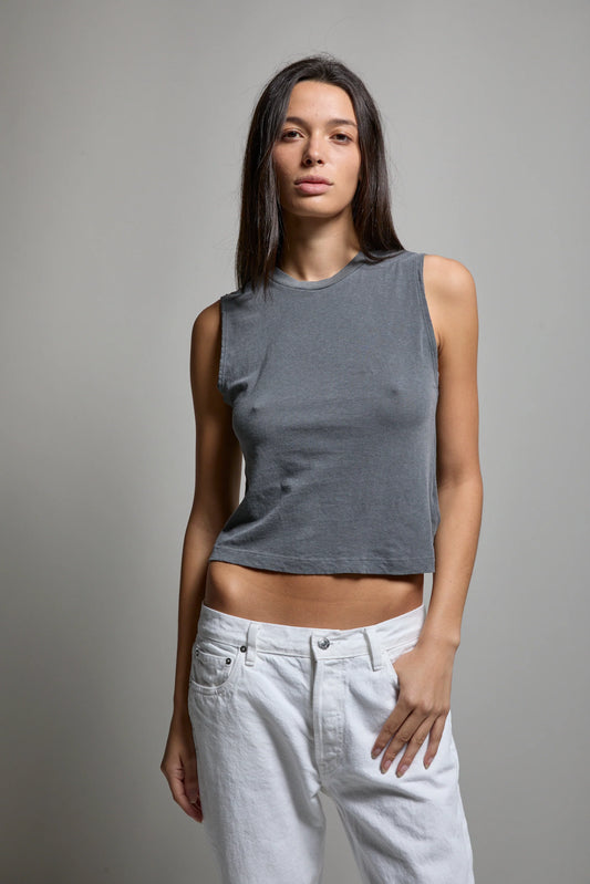 Maya Muscle Tank Vintage Black