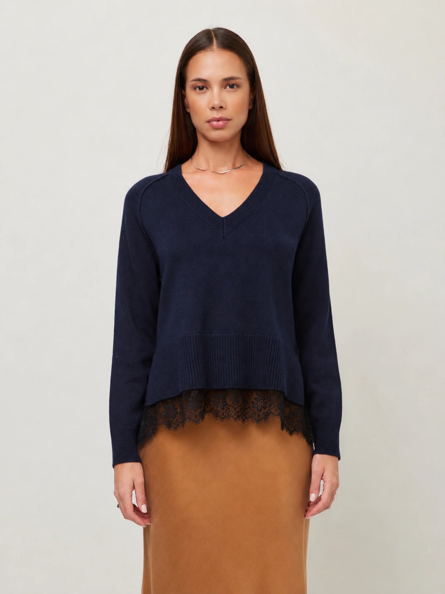 Camila Lace Layered Sweater