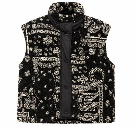 Bandana Sherpa Vest