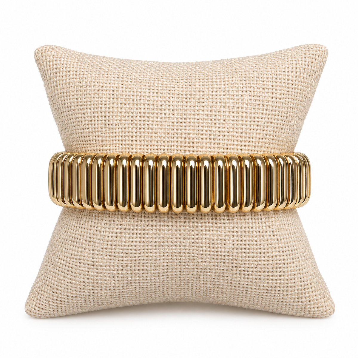 Ribbed Metal Cuff