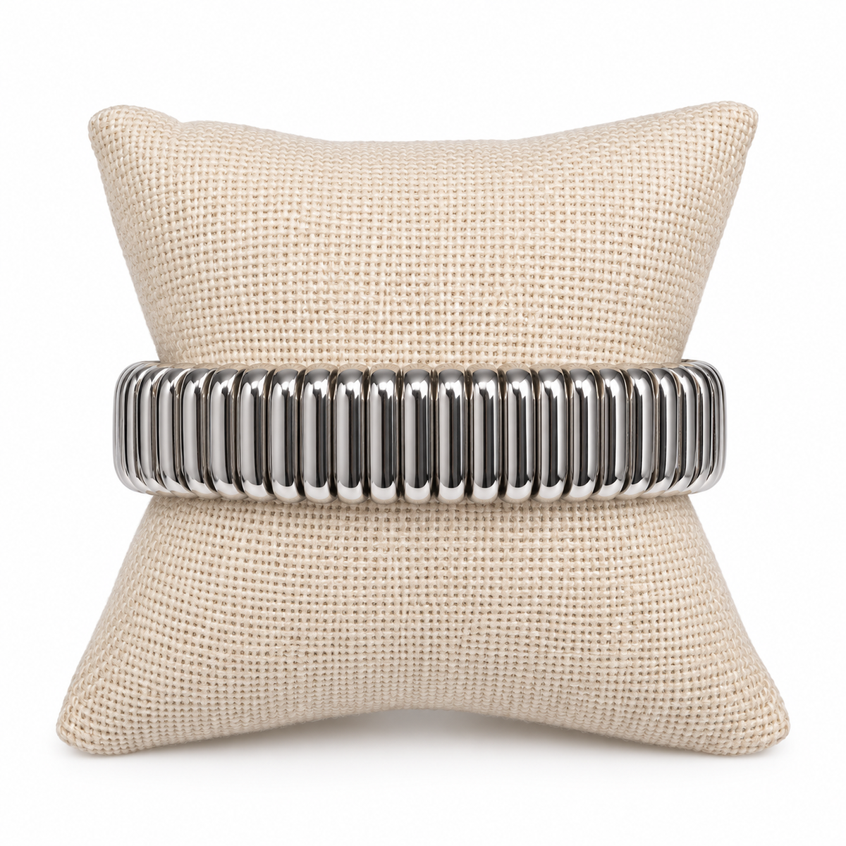 Ribbed Metal Cuff