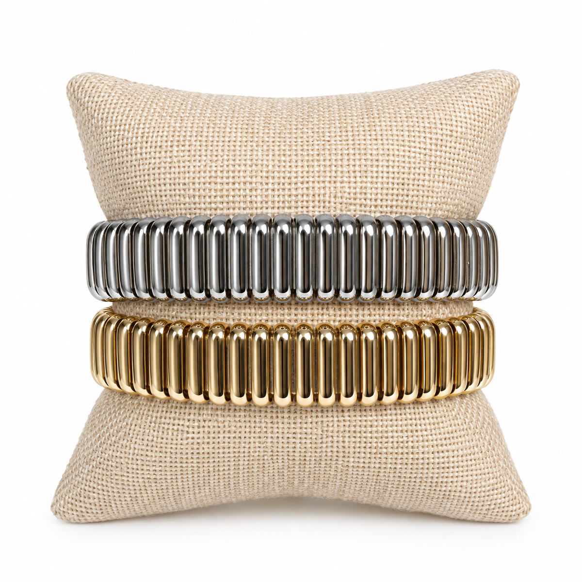 Ribbed Metal Cuff