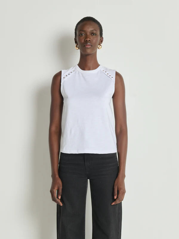 Davina Tank White