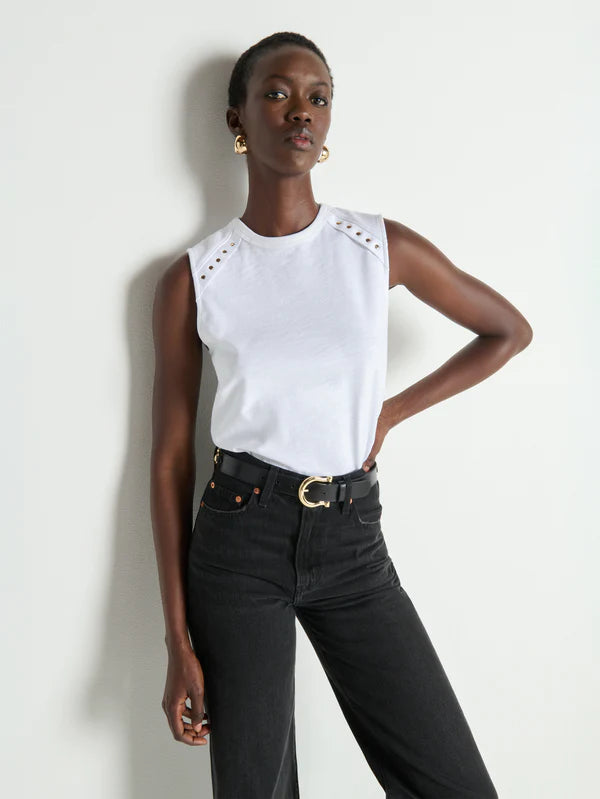 Davina Tank White