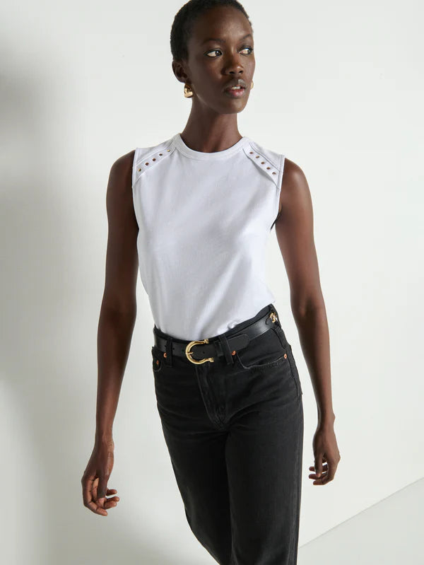 Davina Tank White