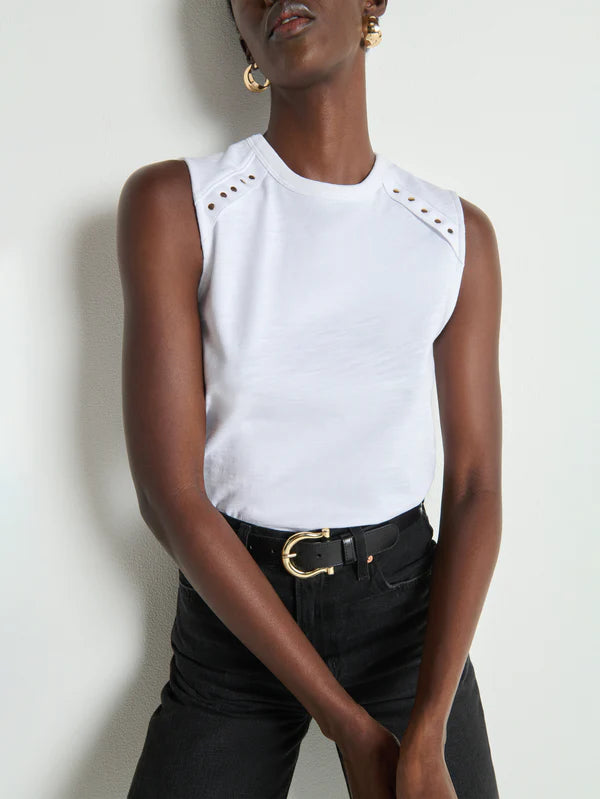 Davina Tank White