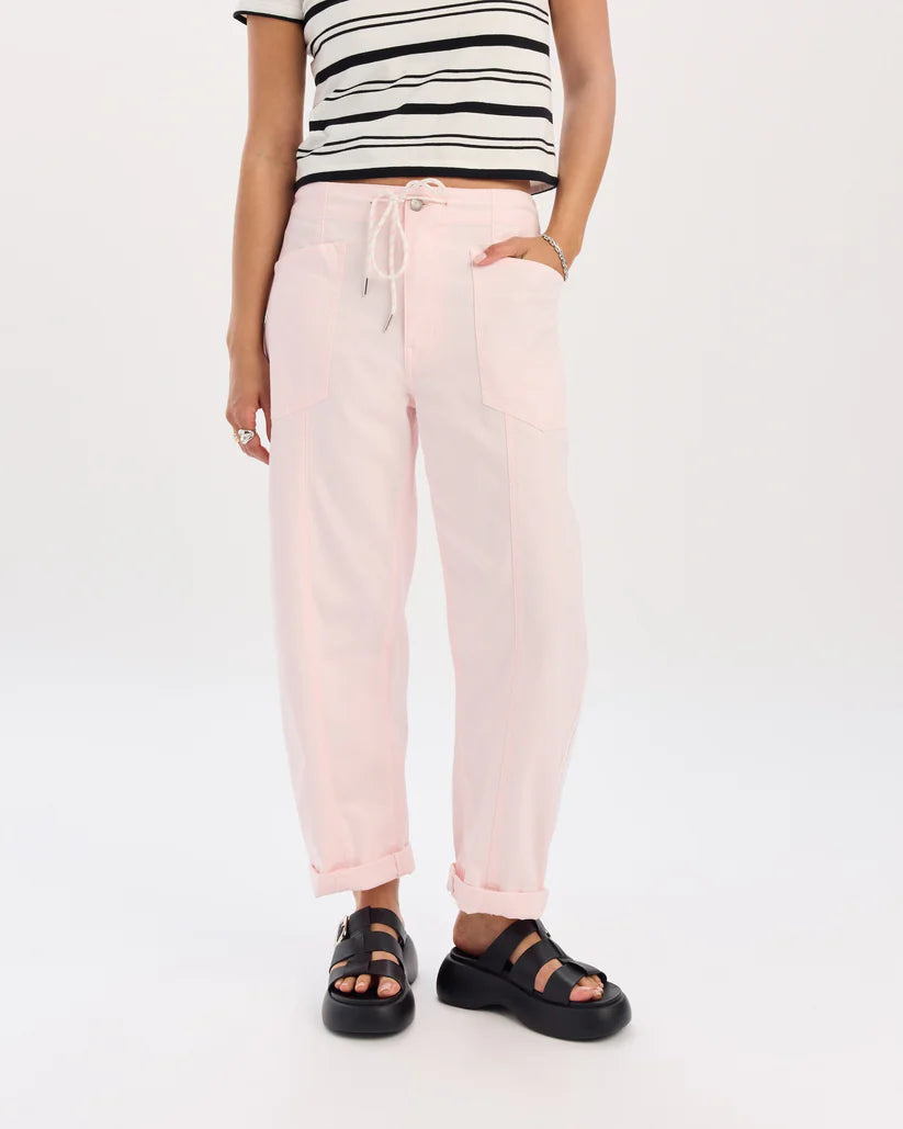 Villa Drawstring Pant Petal