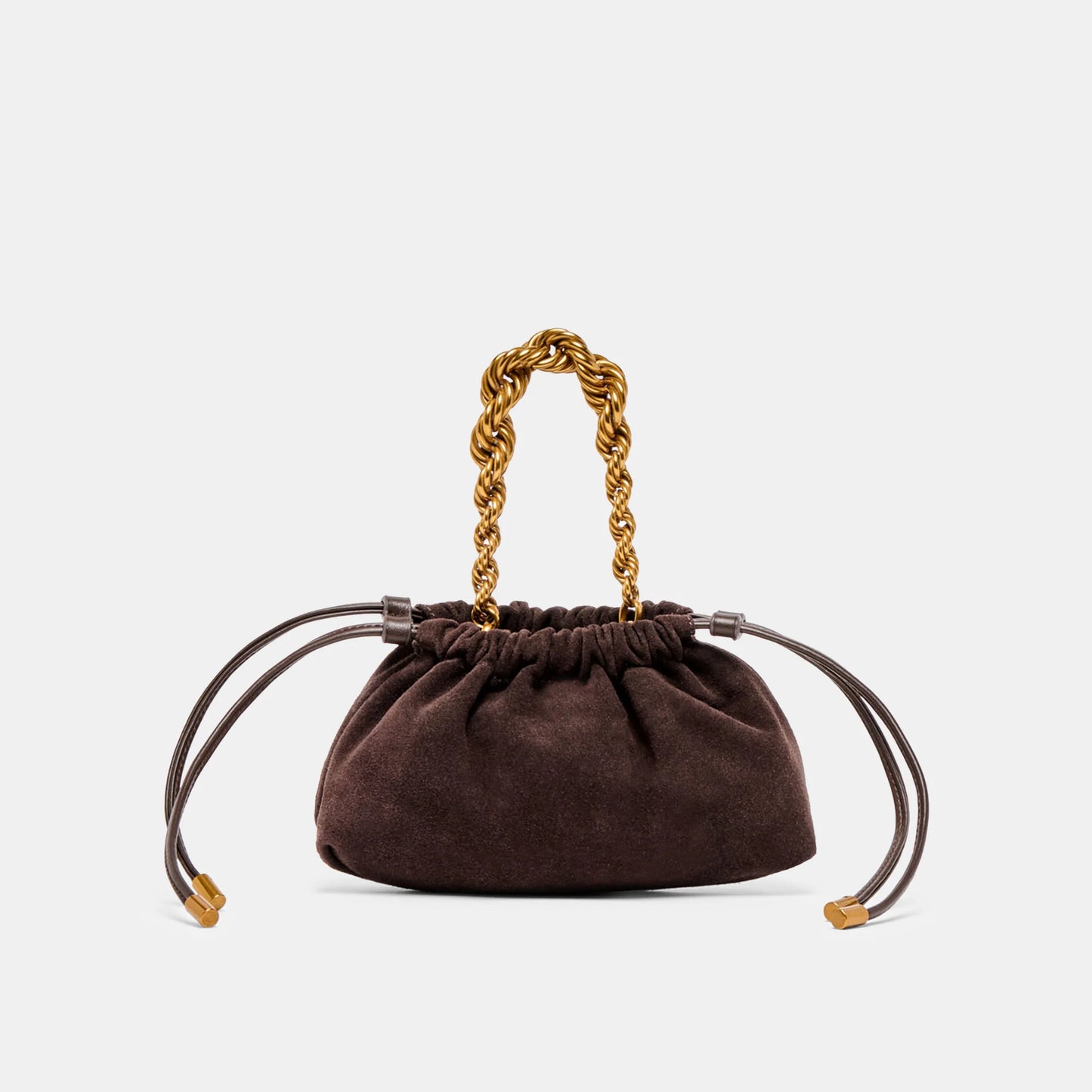 Cleo Espresso Suede Crossbody
