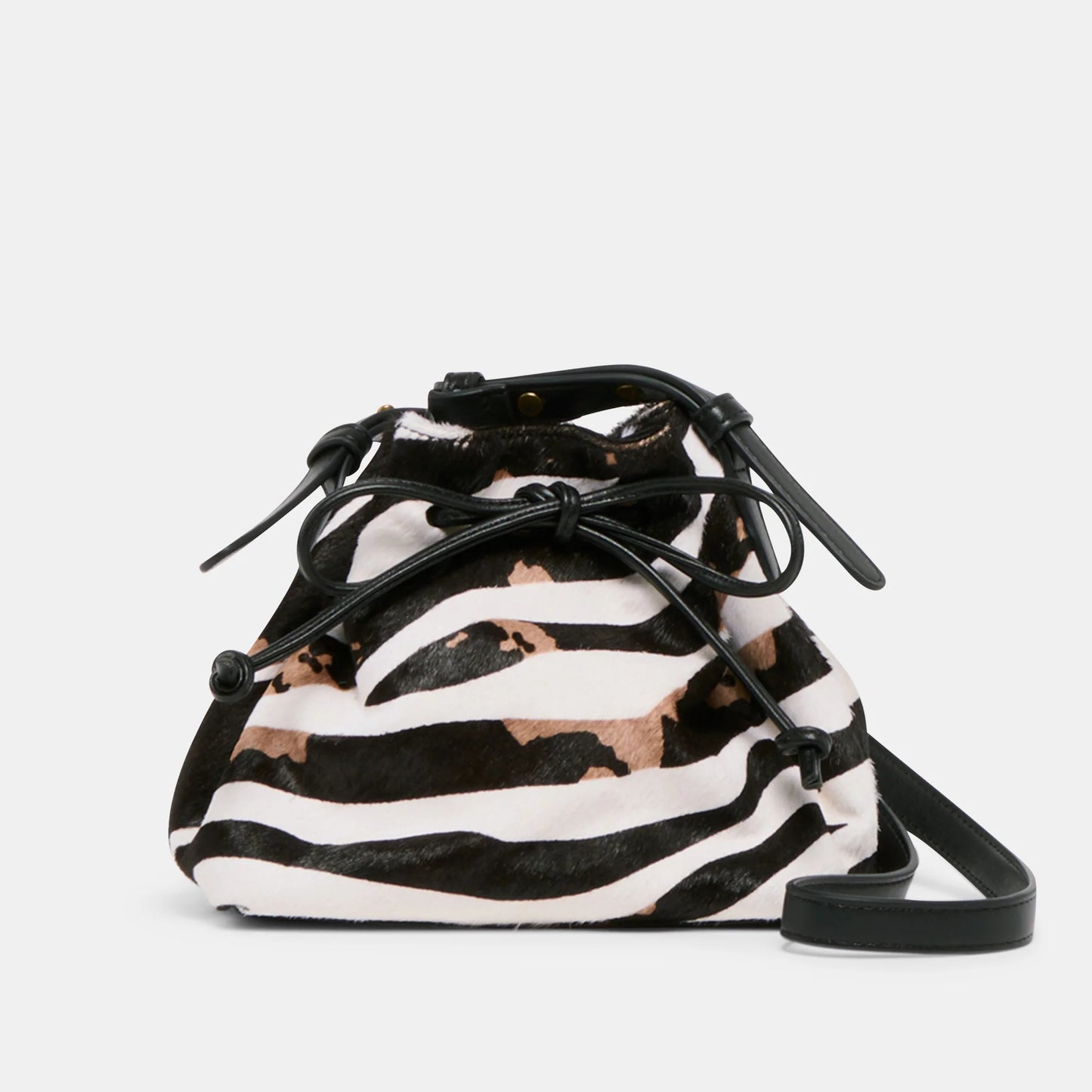 Randi Zebra Calf Hair Crossbody