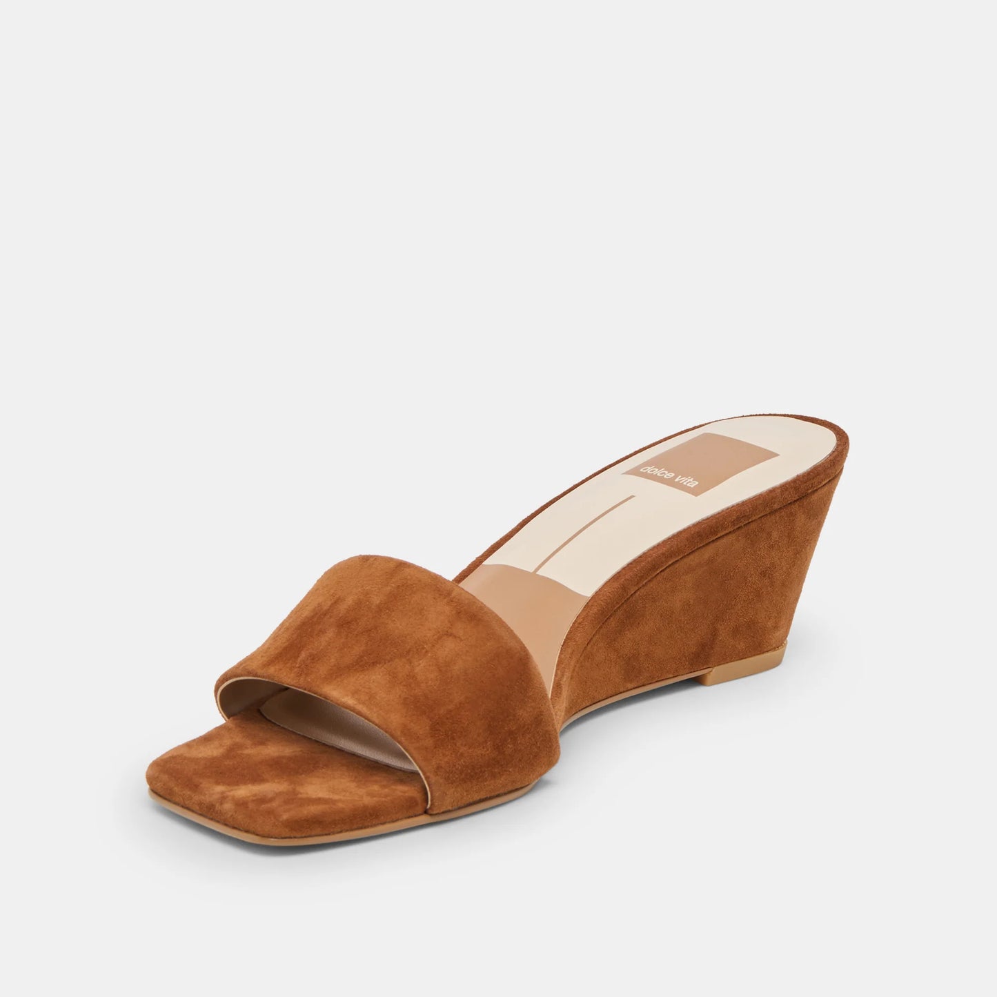 Qaily Wedges Brown Suede