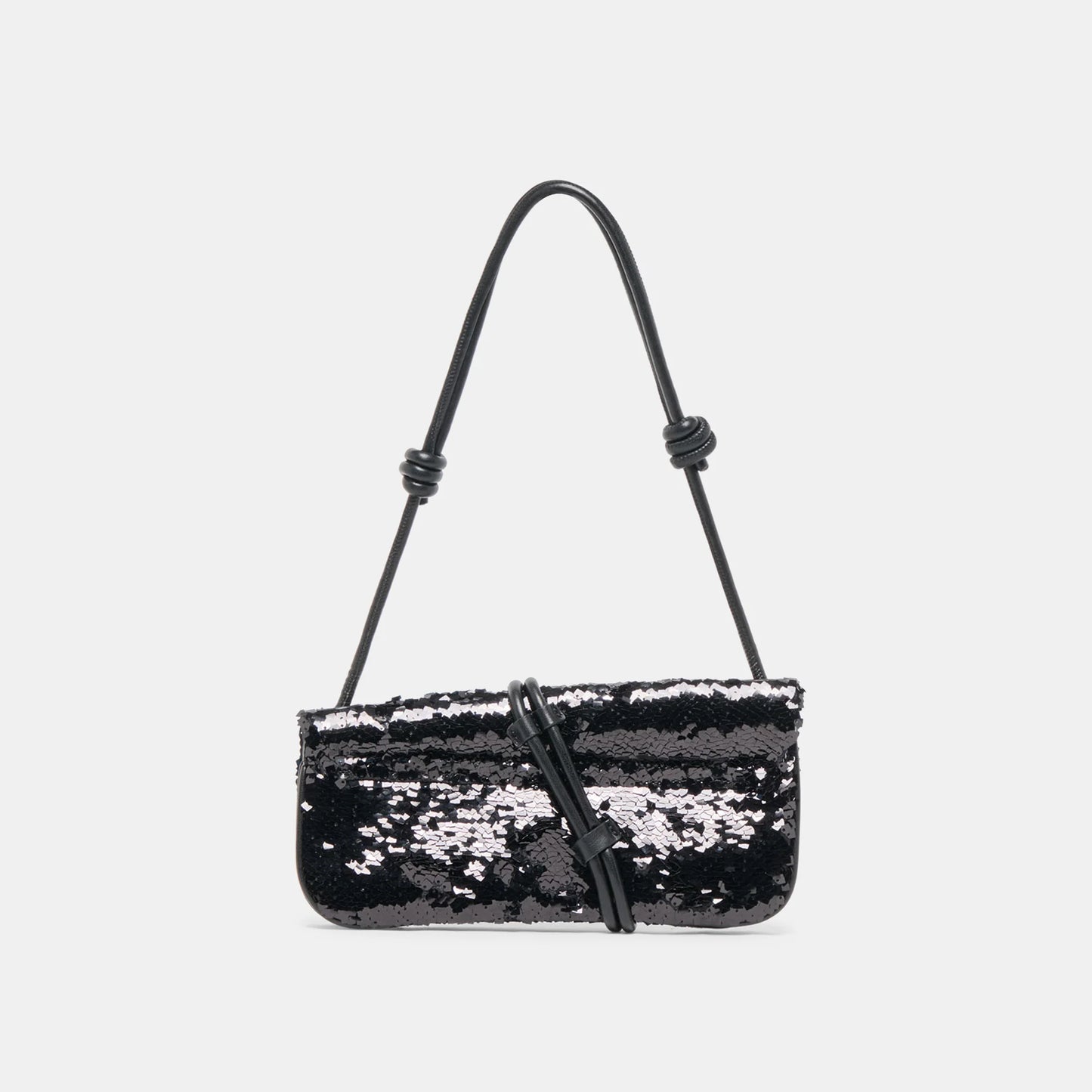 Alice Shoulder Bag Black Sequin