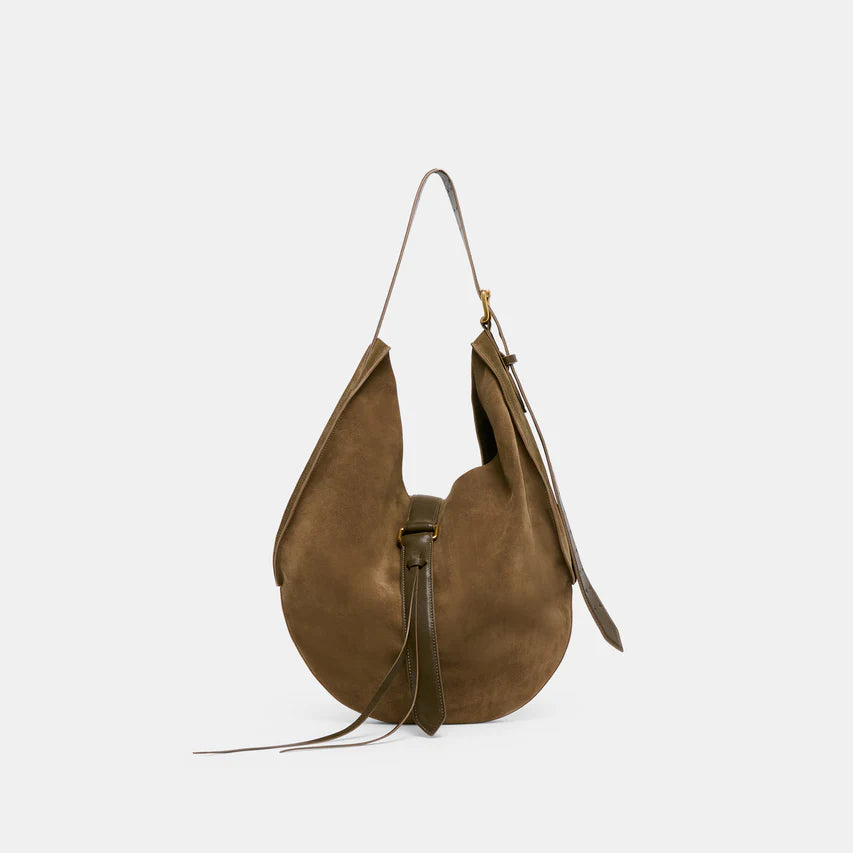 Oakley Olive Suede Hobo