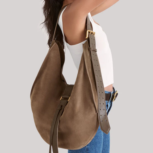 Oakley Olive Suede Hobo