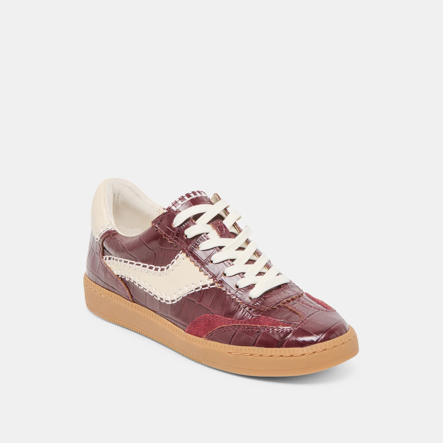 Notice Stitch Oxblood Croco