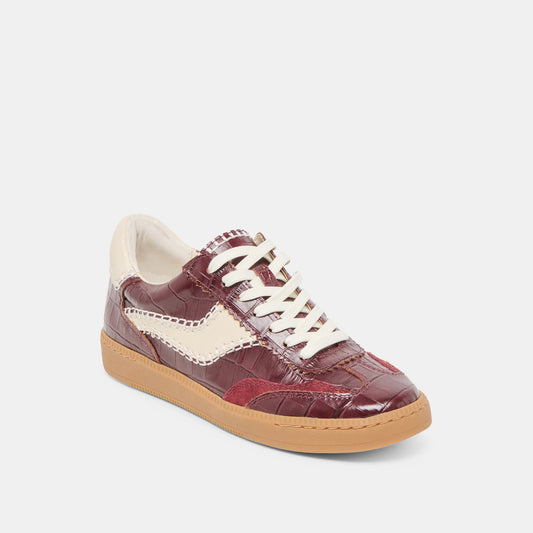 Notice Stitch Oxblood Croco