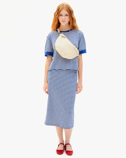 Grande Fanny Cream Woven Checker
