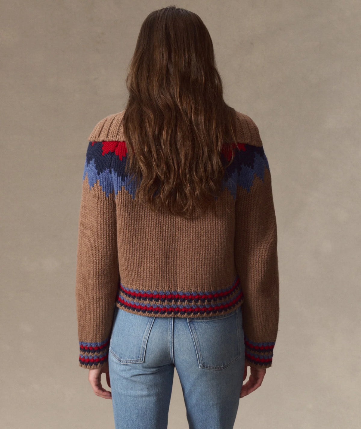 Fair Isle Zip Up Jacket