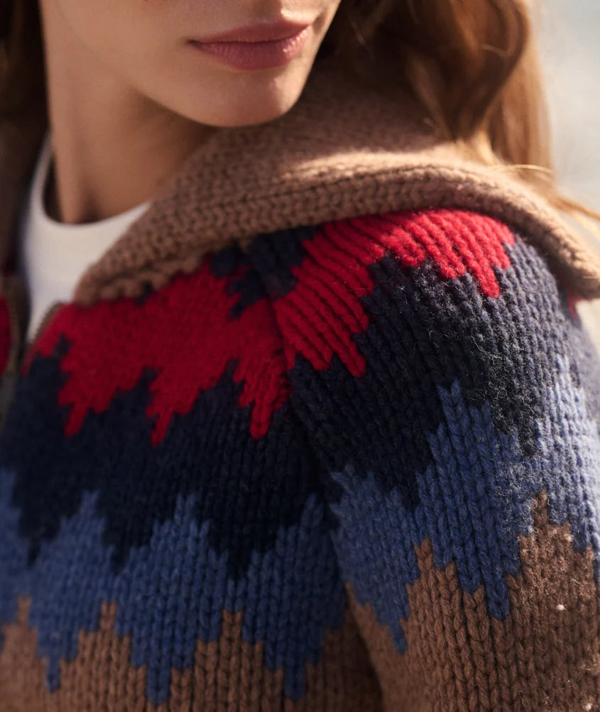 Fair Isle Zip Up Jacket