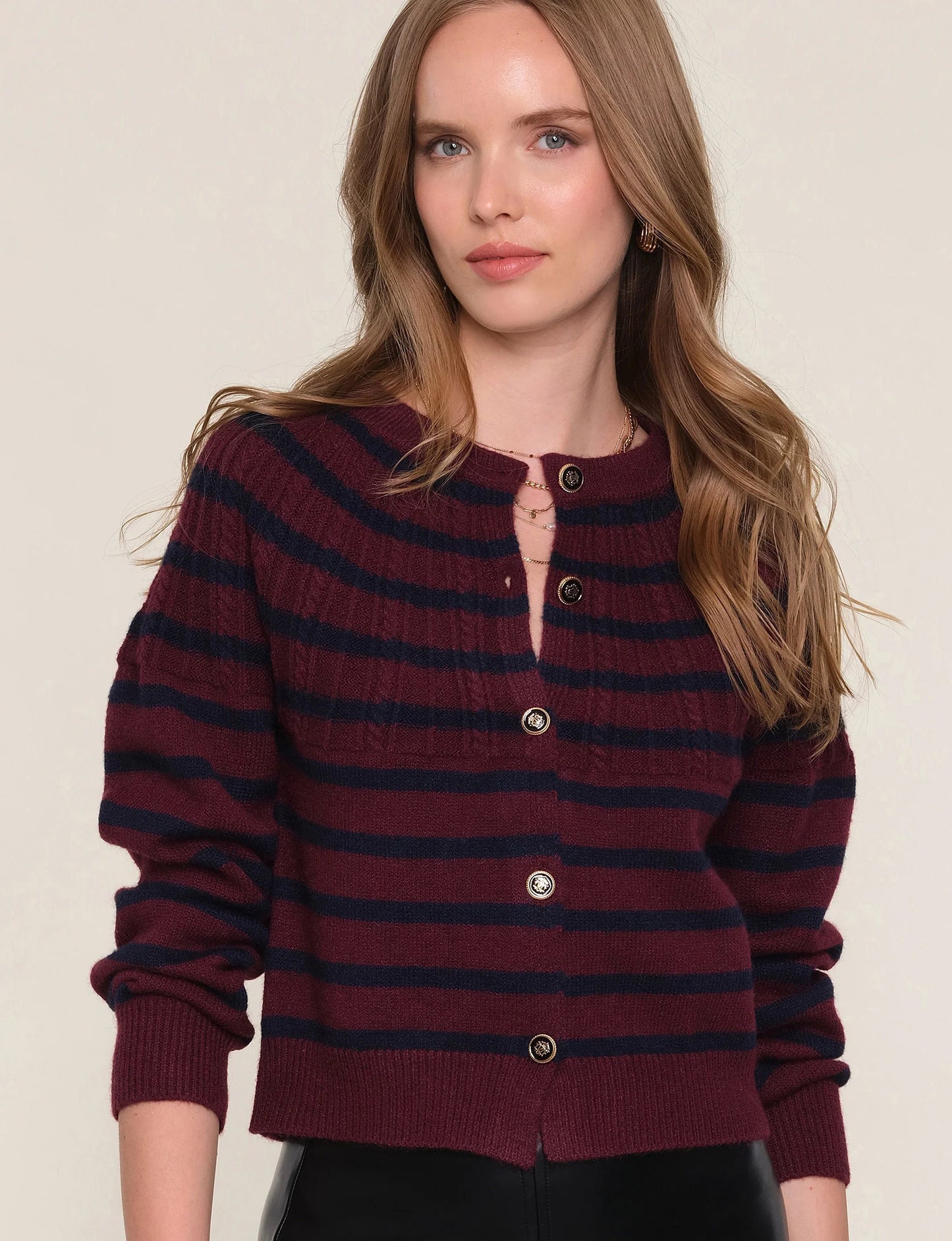 Selene Cardigan Merlot