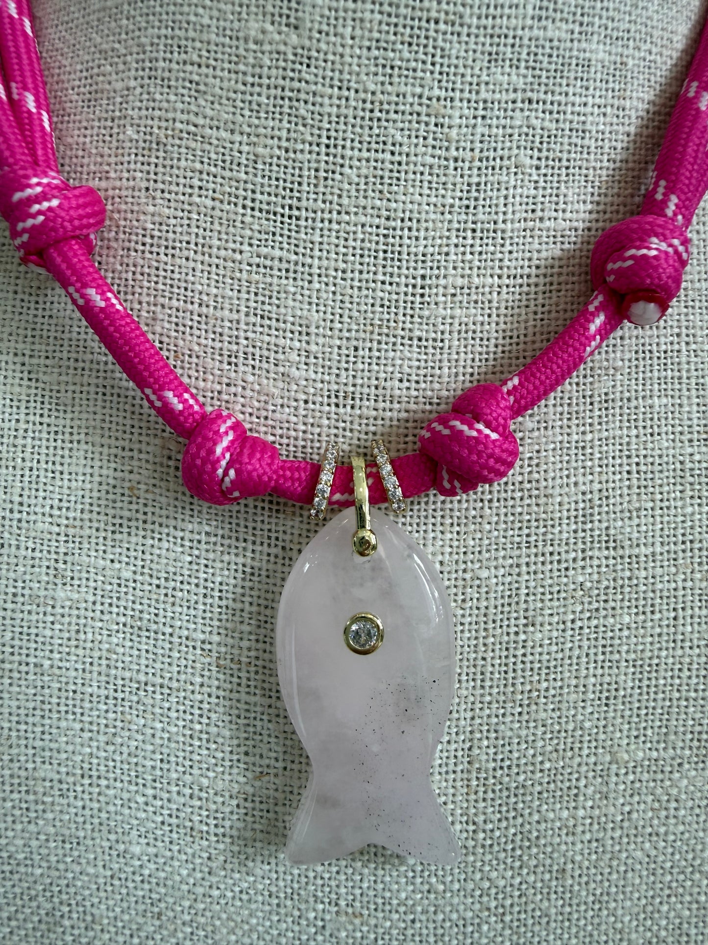 Chunky Jade Cord Fish