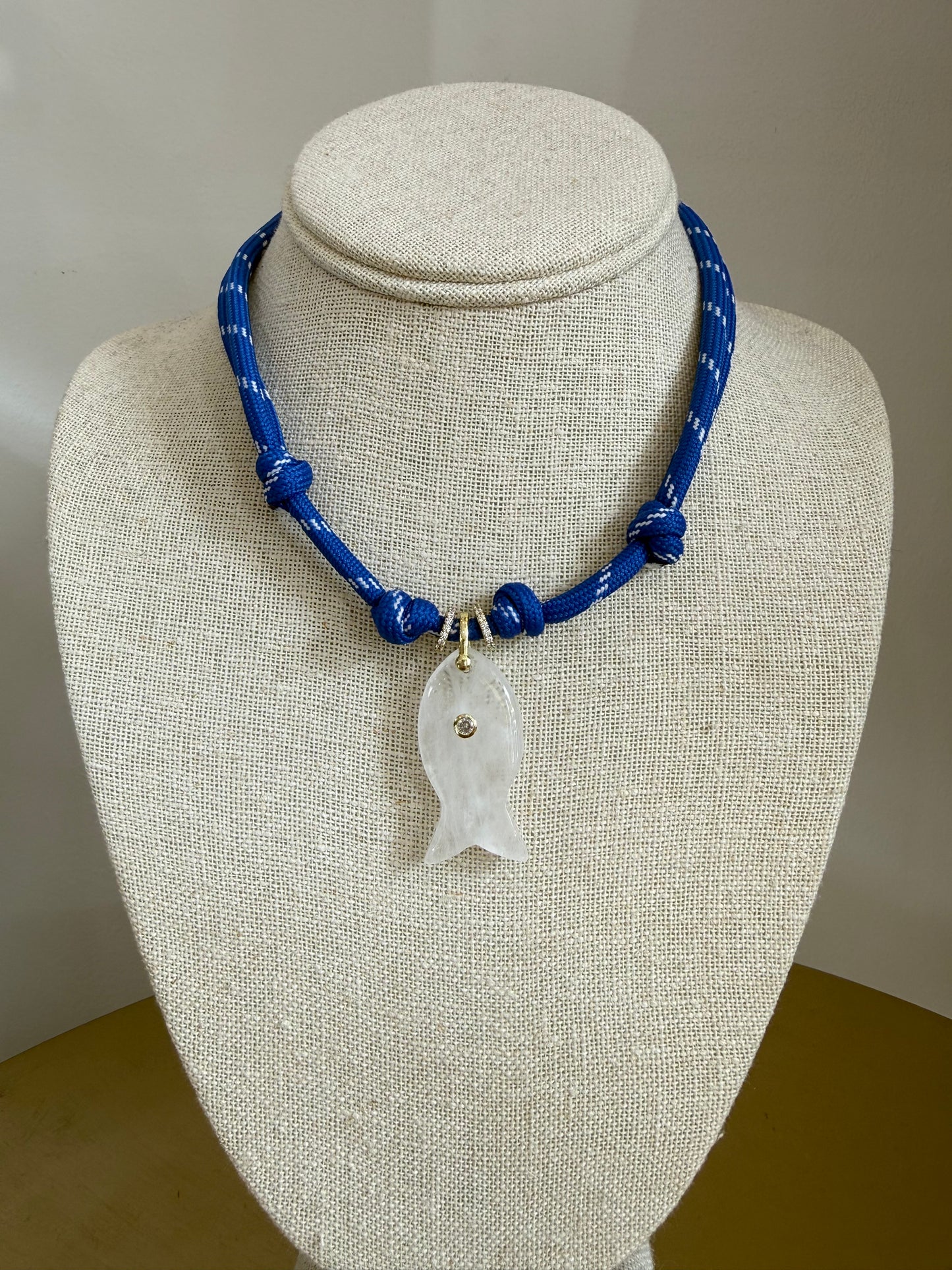 Chunky Jade Cord Fish