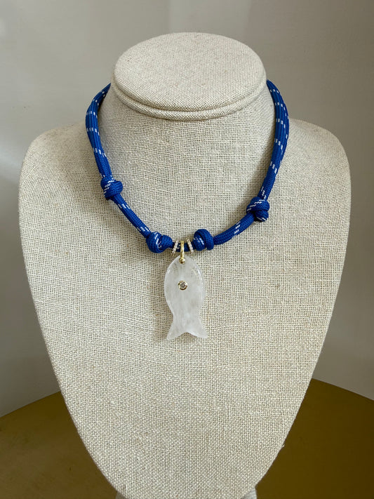 Chunky Jade Cord Fish