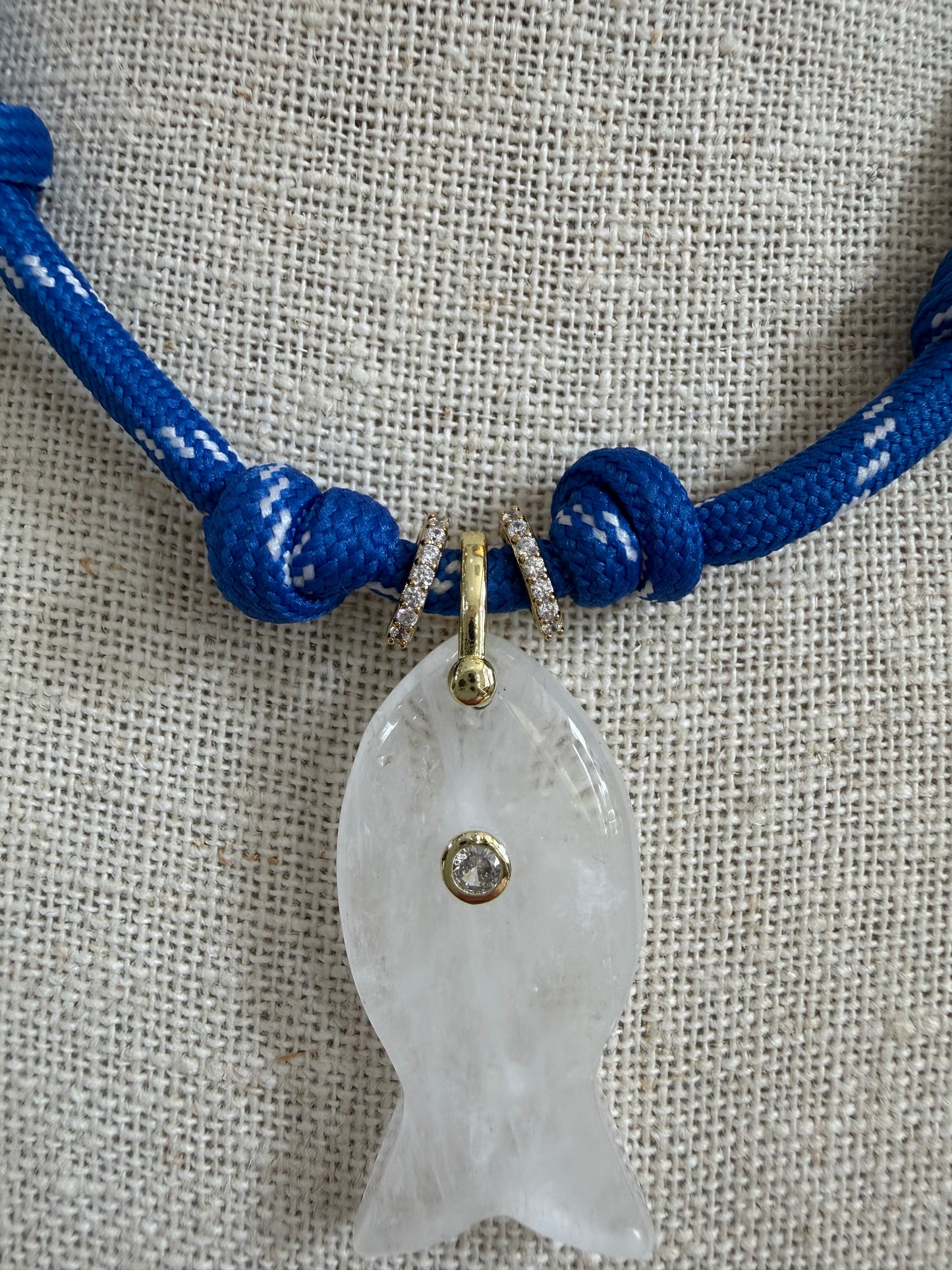 Chunky Jade Cord Fish