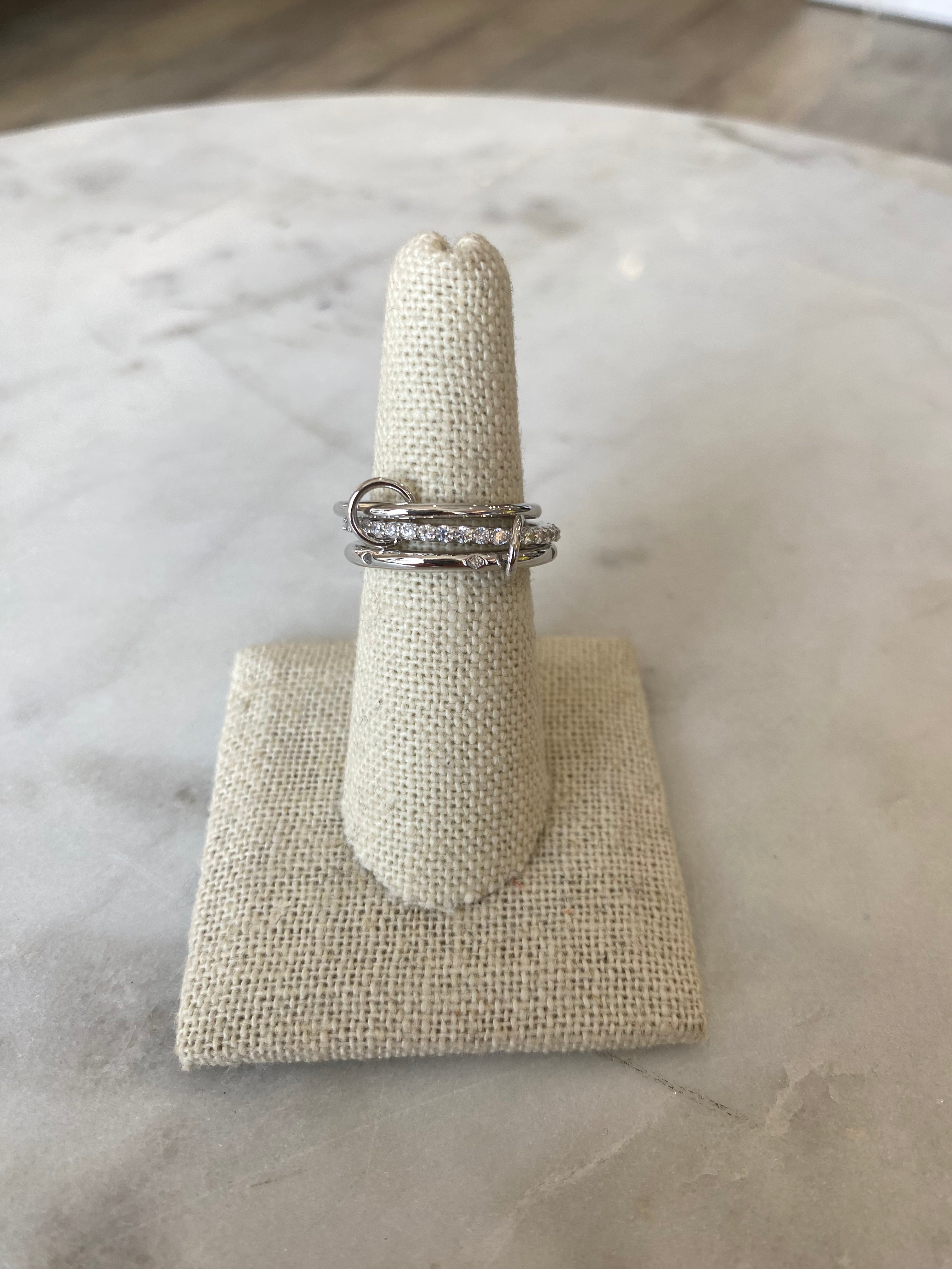 Interlinked Stackable Rings Interlocked Stackable Ring – Maxine