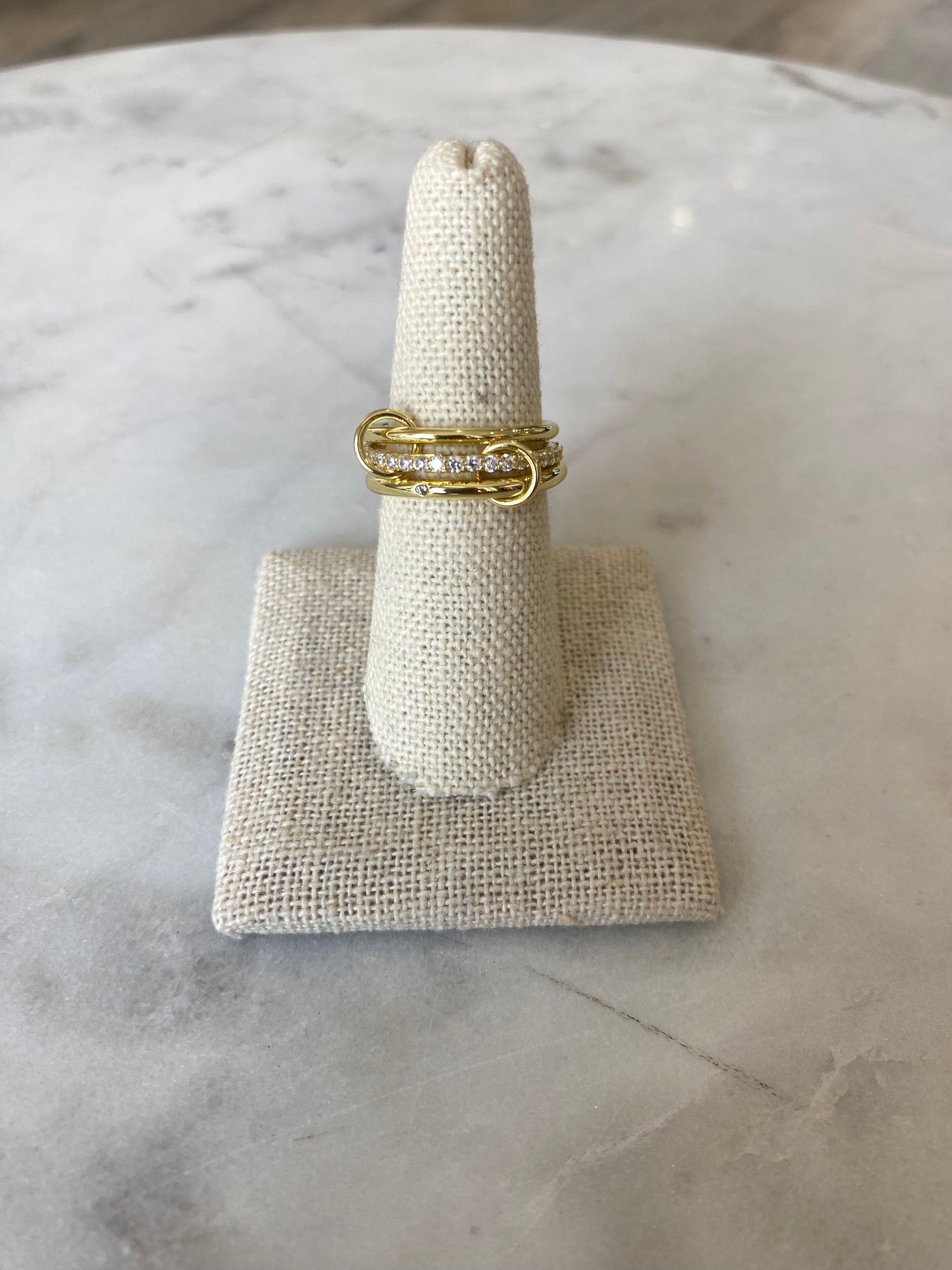 Interlocked Stackable Rings Interlocked Stackable Ring – Maxine