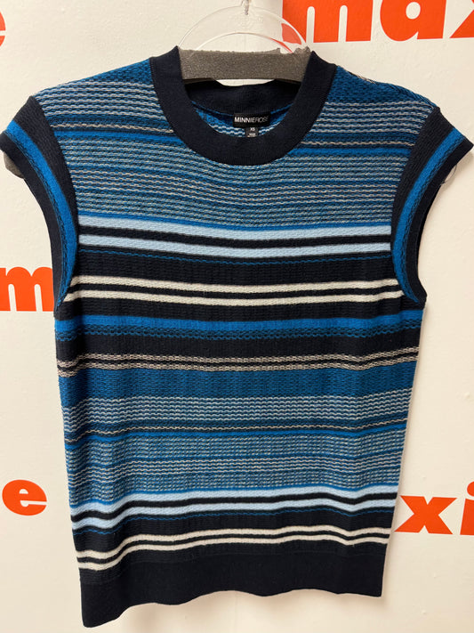 Cotton Cashmere Novelty Stripe Crew