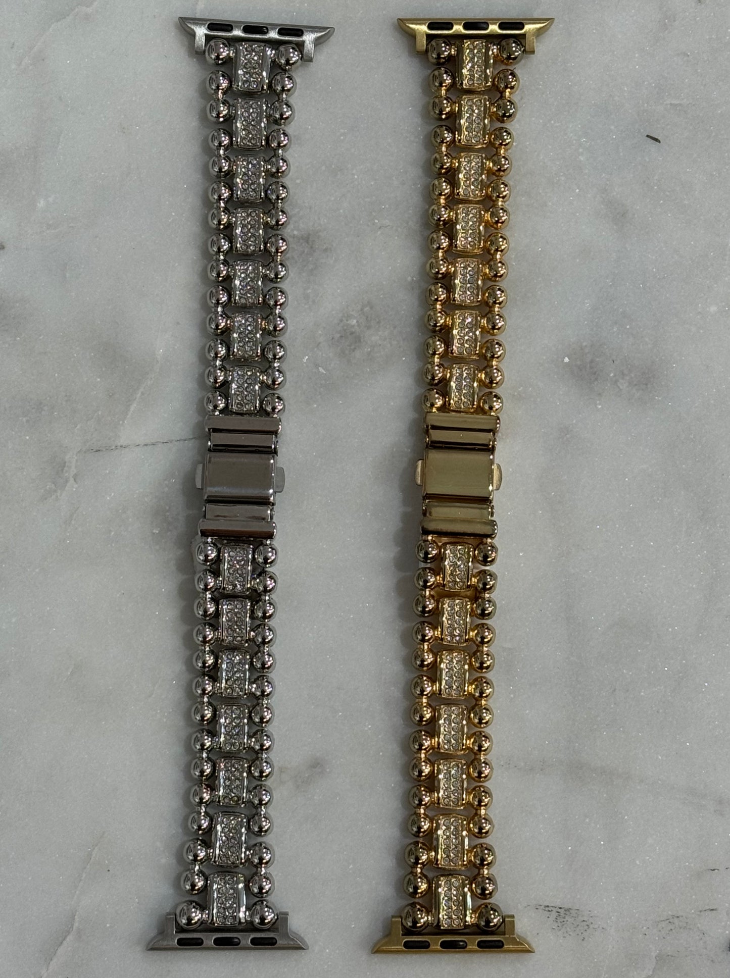Gold Pave Apple Watch Strap