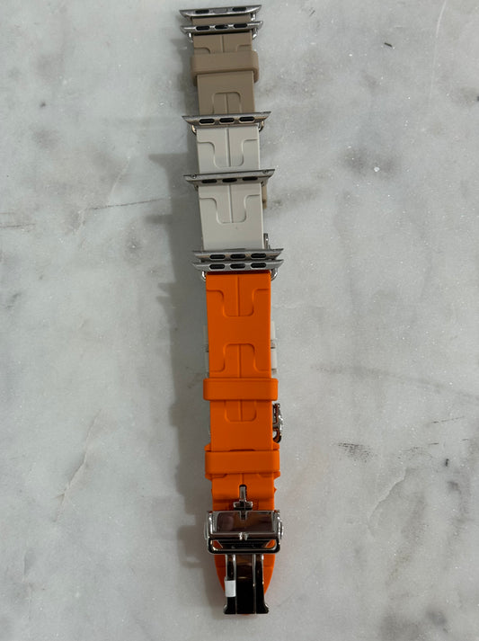 Orange Sport Apple Watch Band