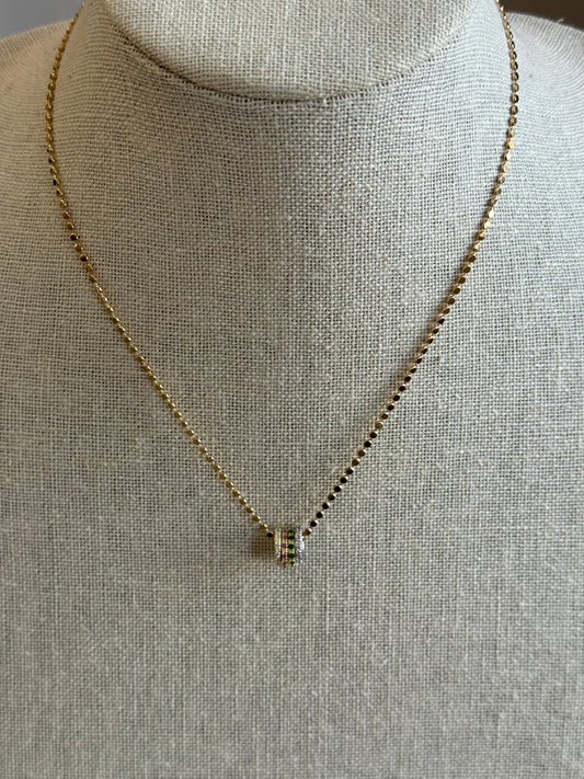 Single Row CZ Rondelles