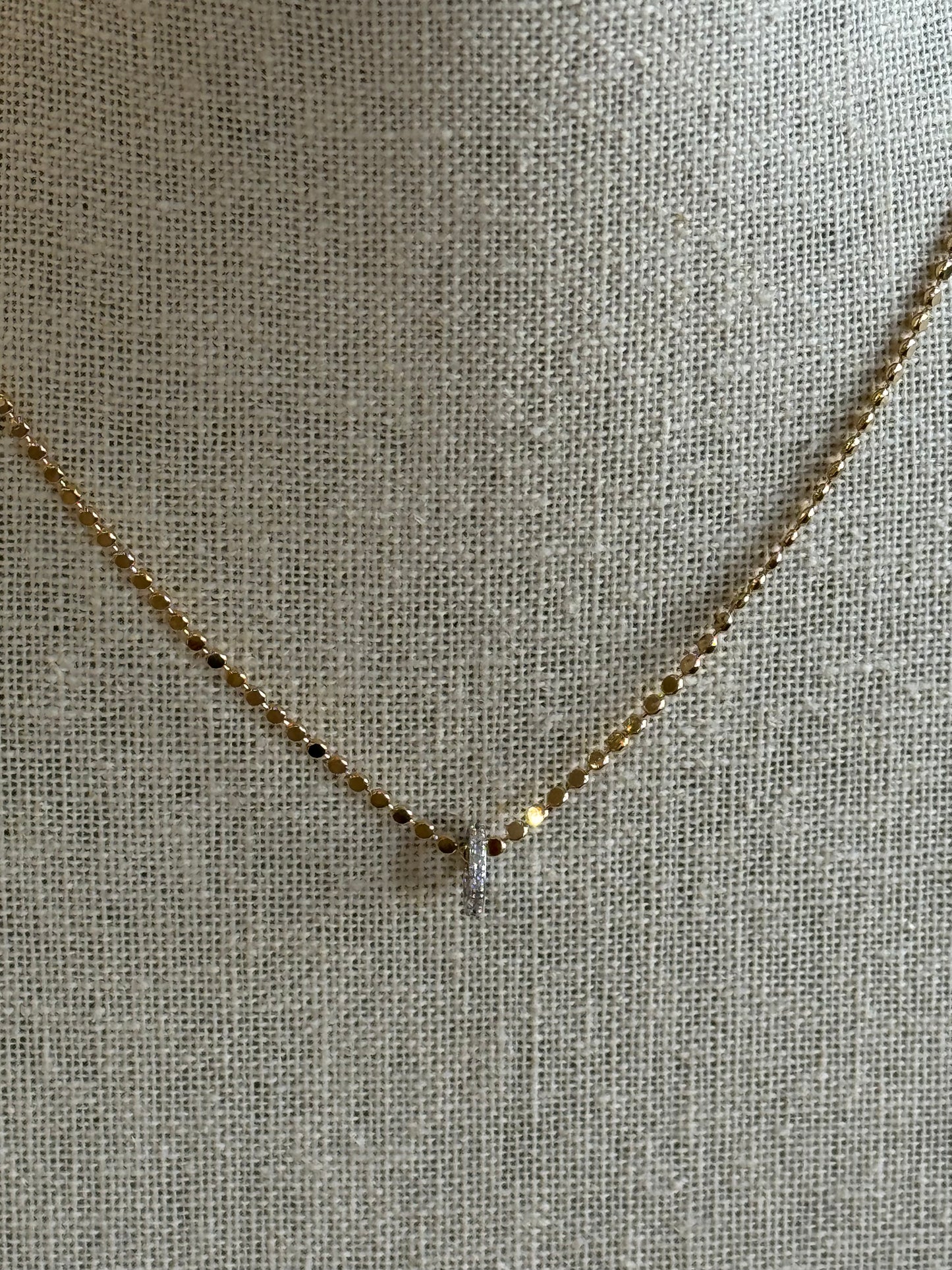 Single Row CZ Rondelles