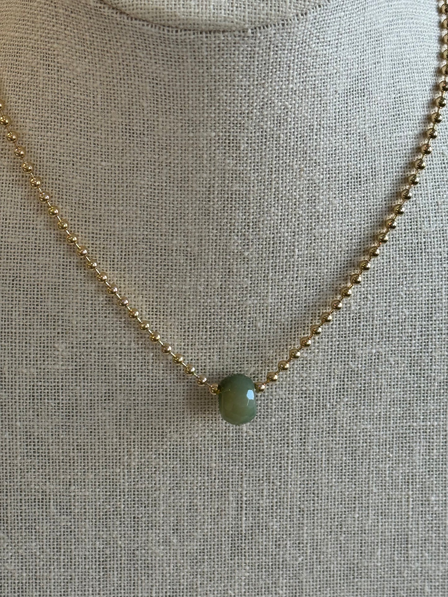 Faceted Stone Rondelles