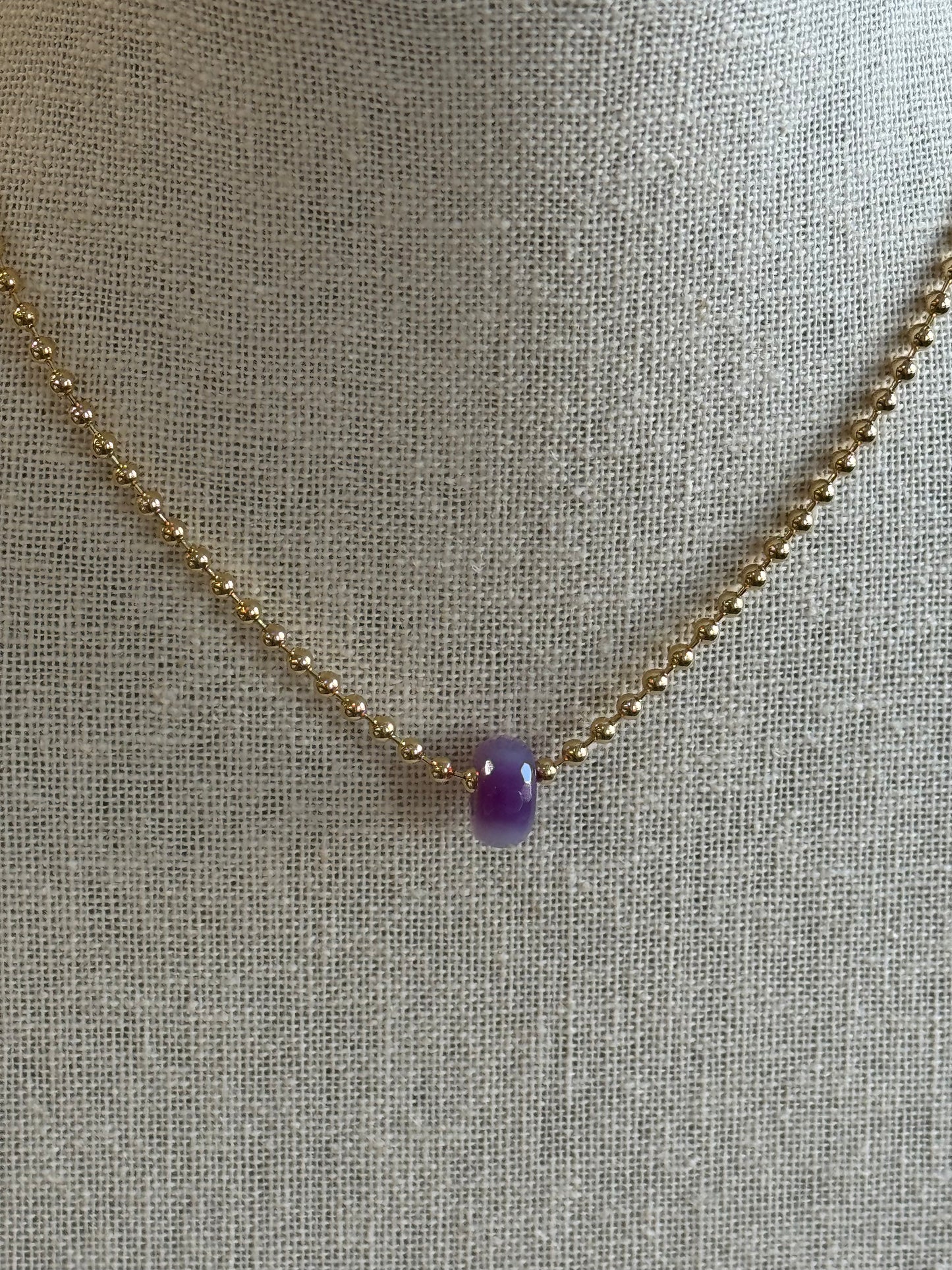 Faceted Stone Rondelles