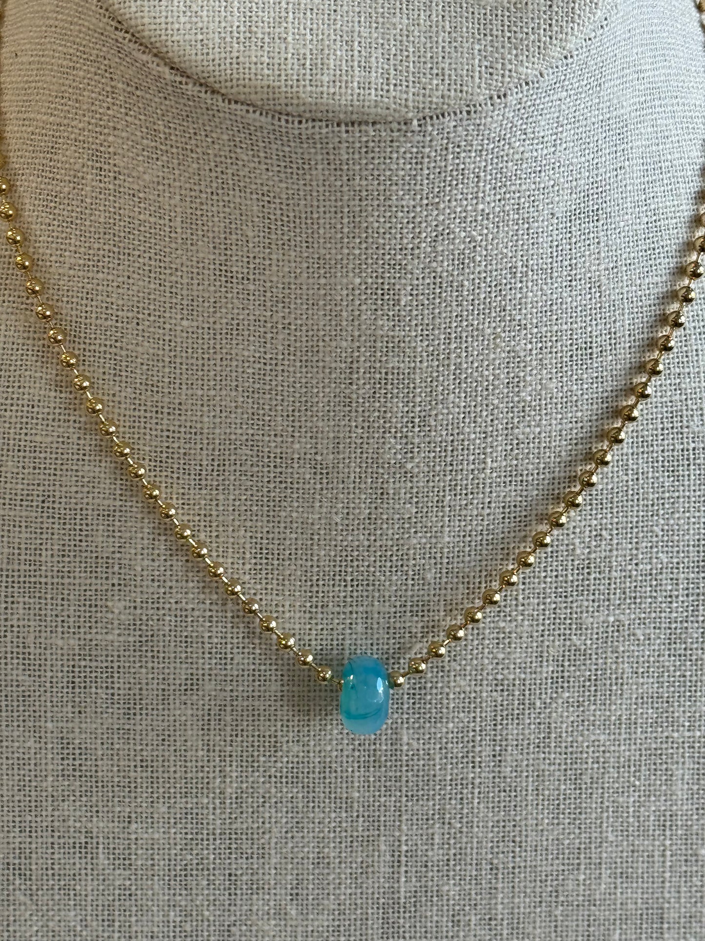 Faceted Stone Rondelles