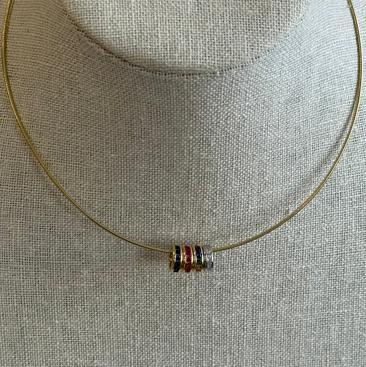 Baguette CZ Rondelles