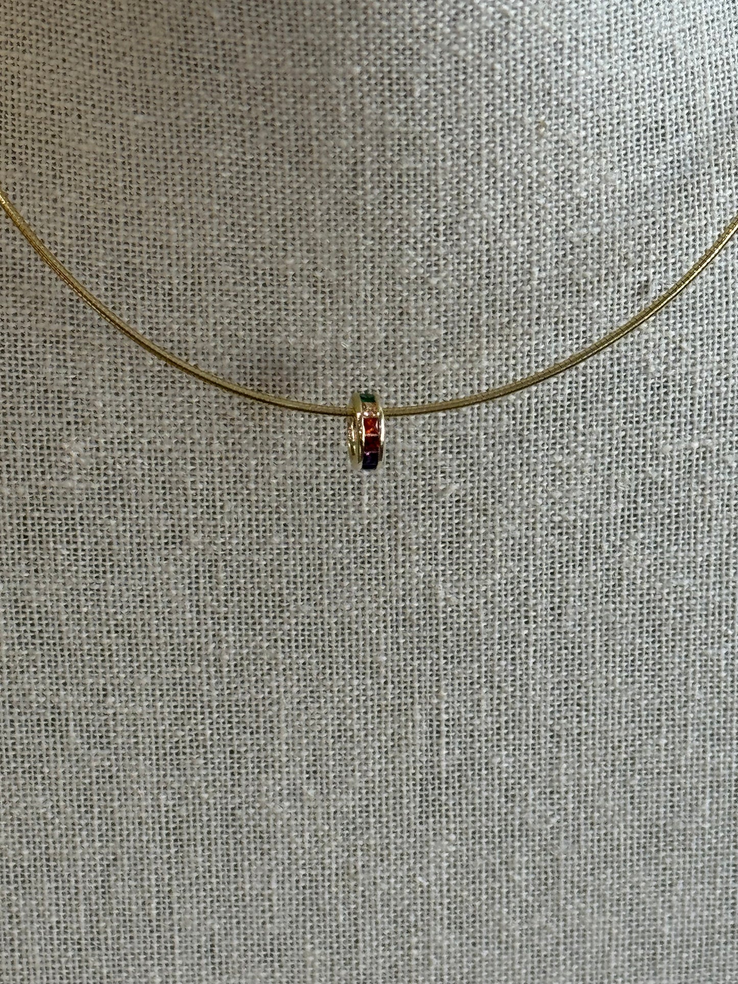 Baguette CZ Rondelles