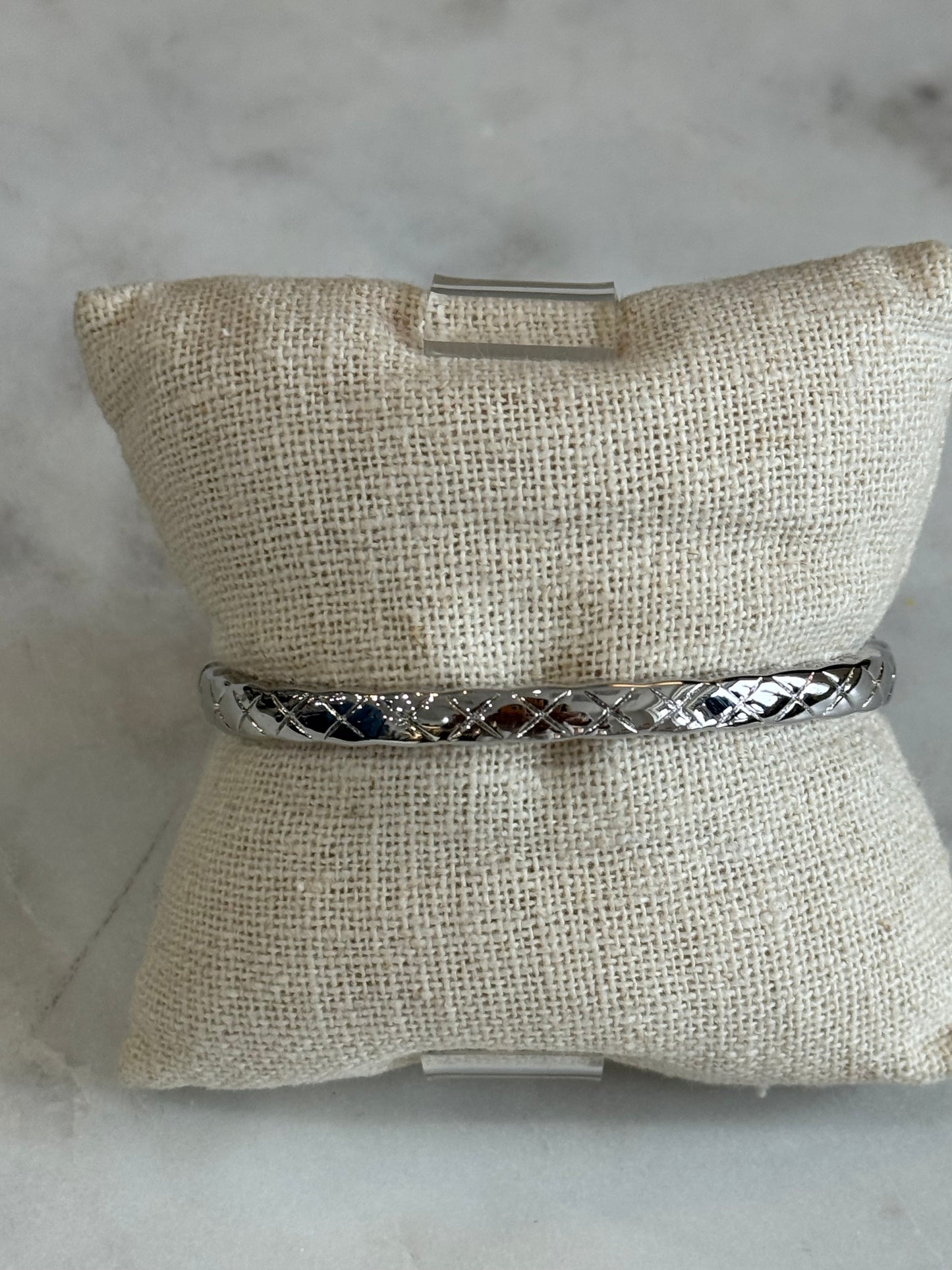 Quilted Embossed Bracelet