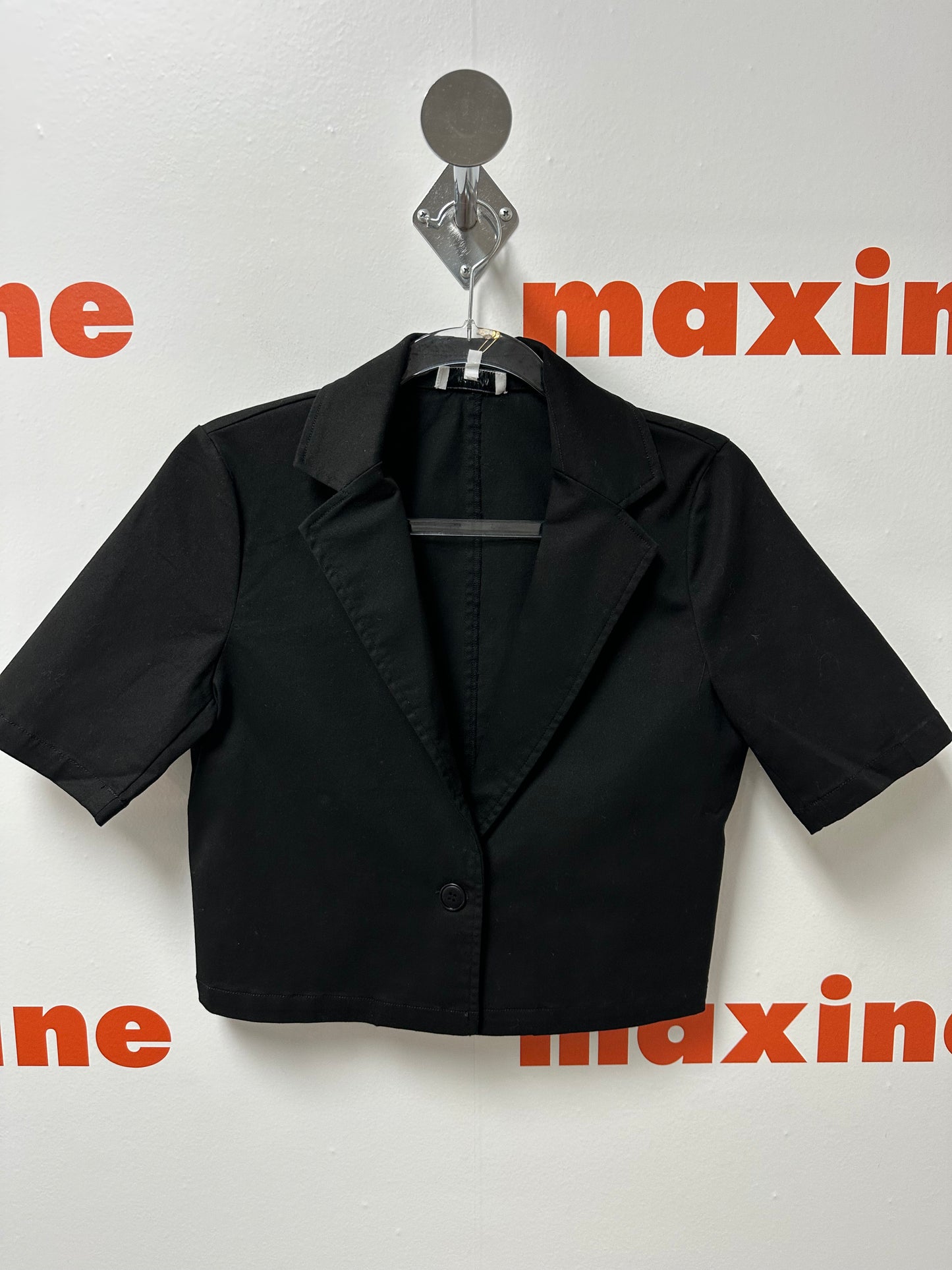 The Capri Crop Blazer Black