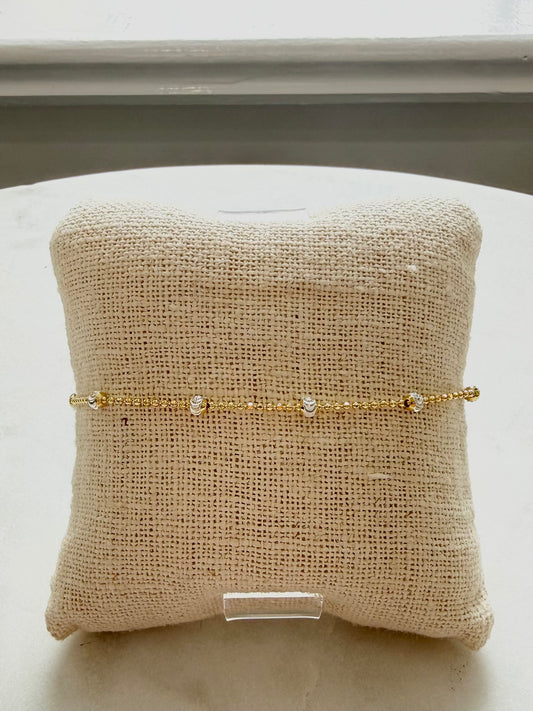 Dottie Sparkling Chain Bracelet