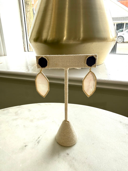 Blue Lapis Pearl Drops