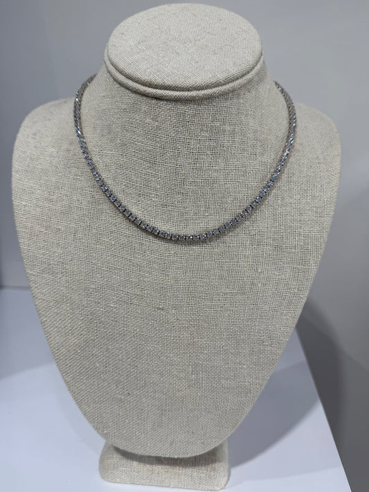 Babe 3mm 16" Tennis Necklace