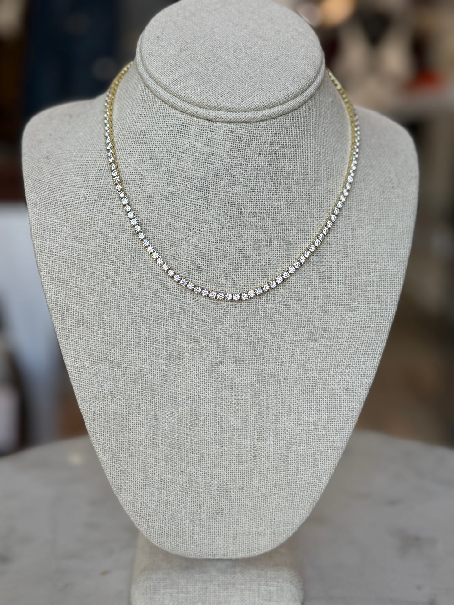Babe 2mm 16" Tennis Necklace
