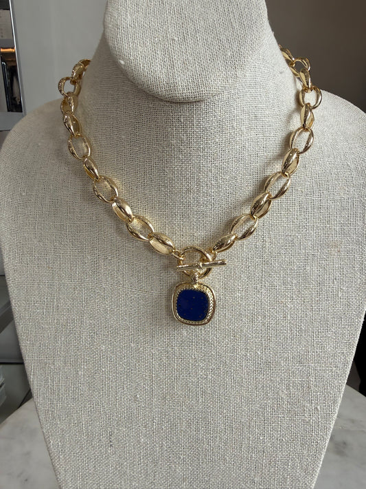 The Lapis Harbor Necklace