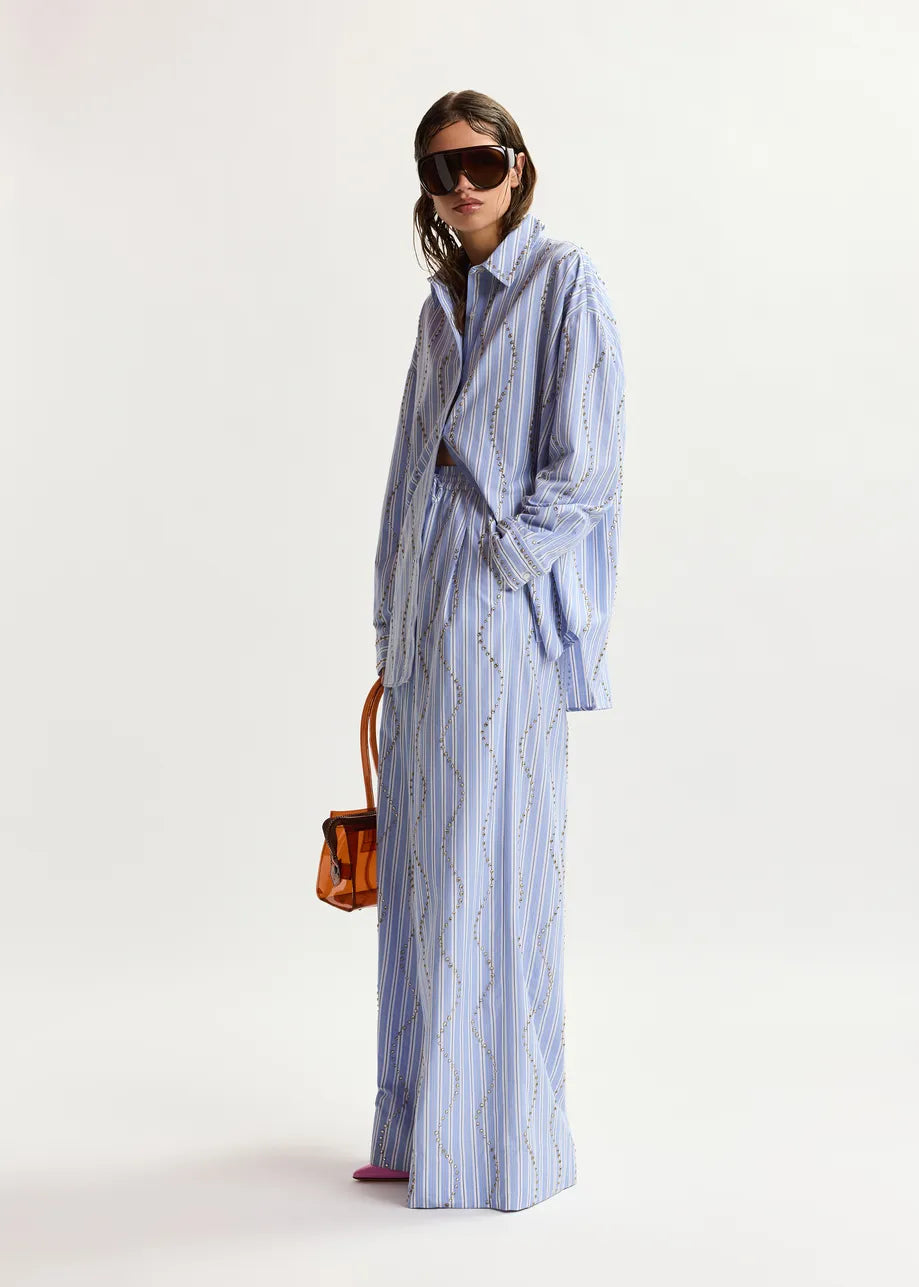 Jehlani Studded Oversize Shirt