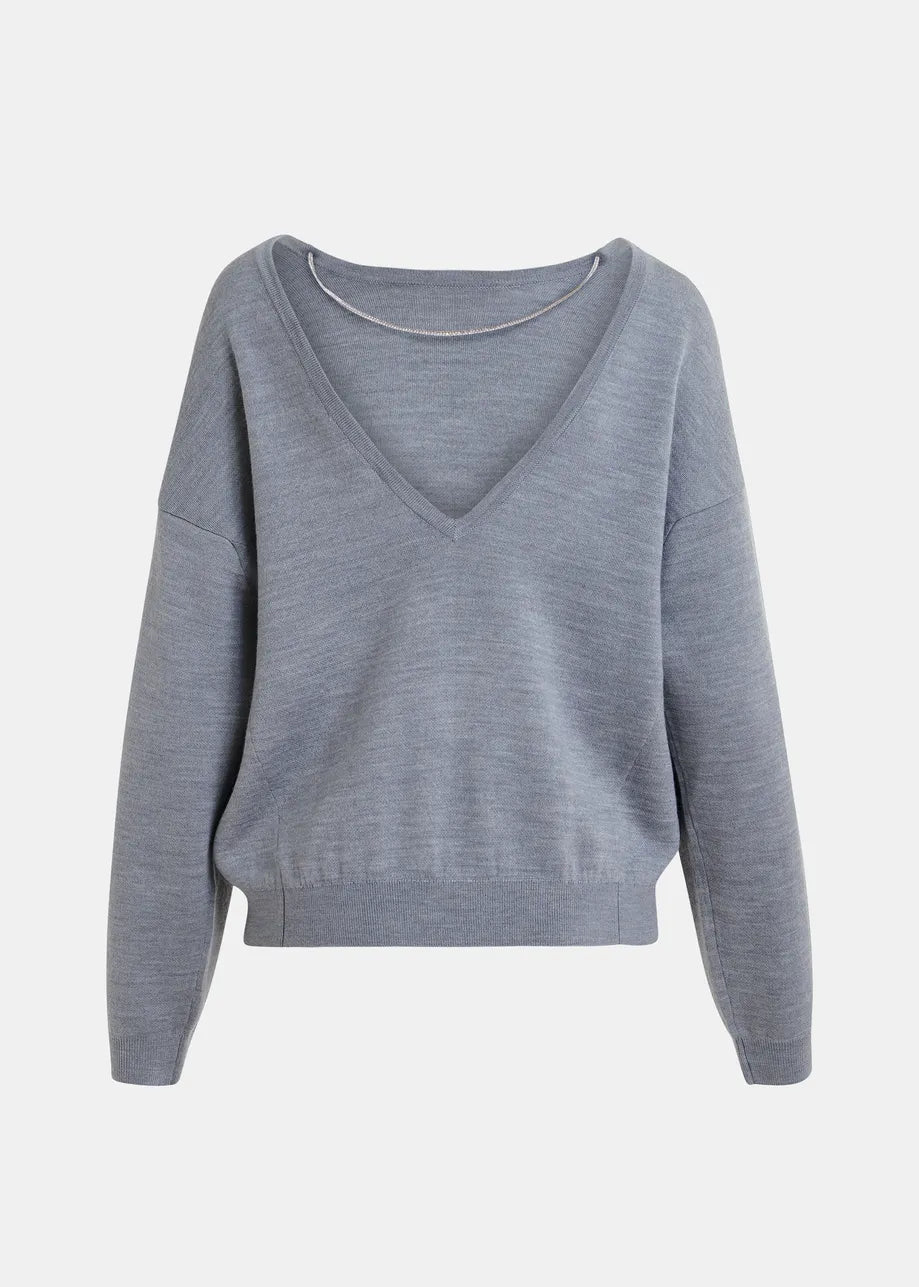 Jemini Pullover With Necklace