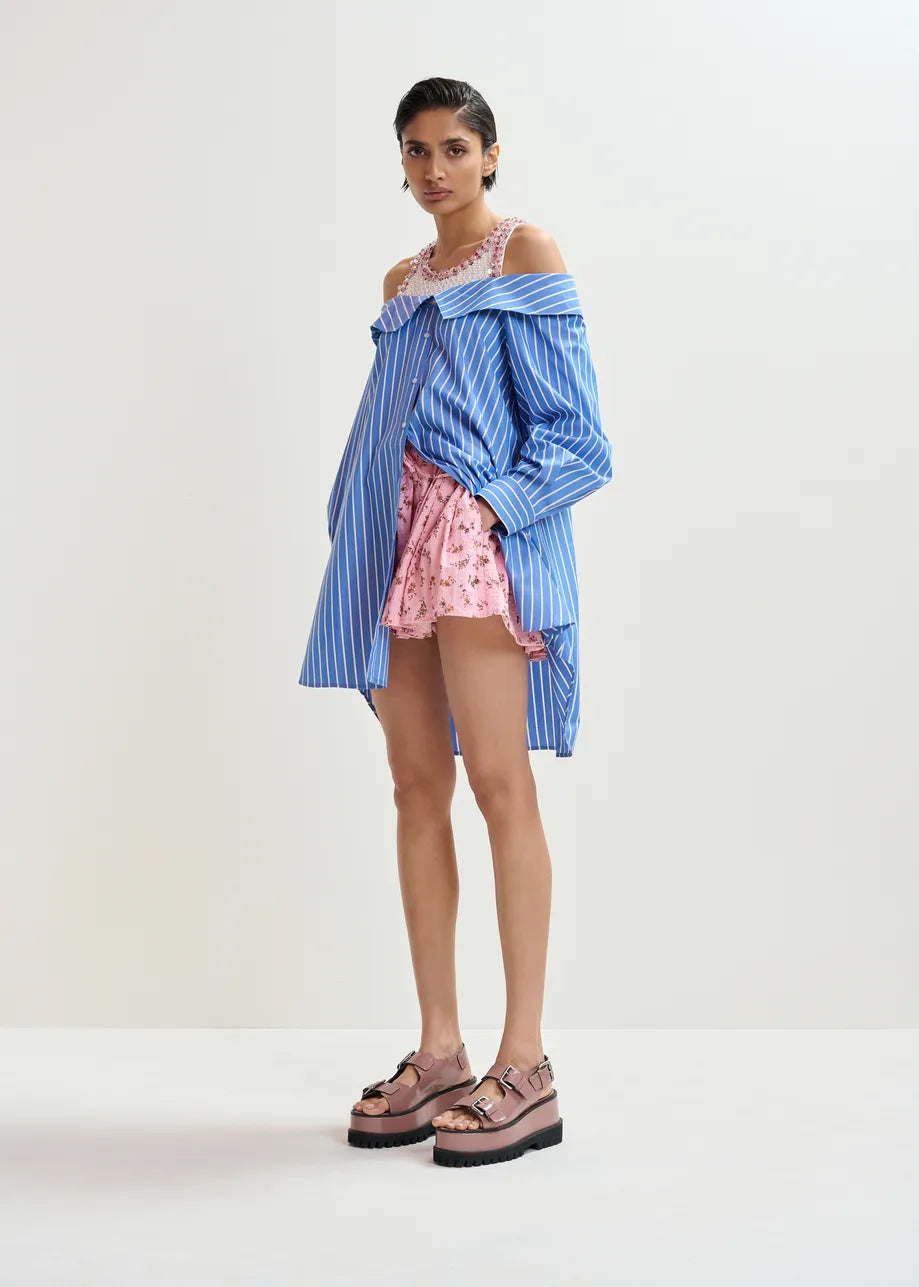 Jori Embellished Shirt Dress