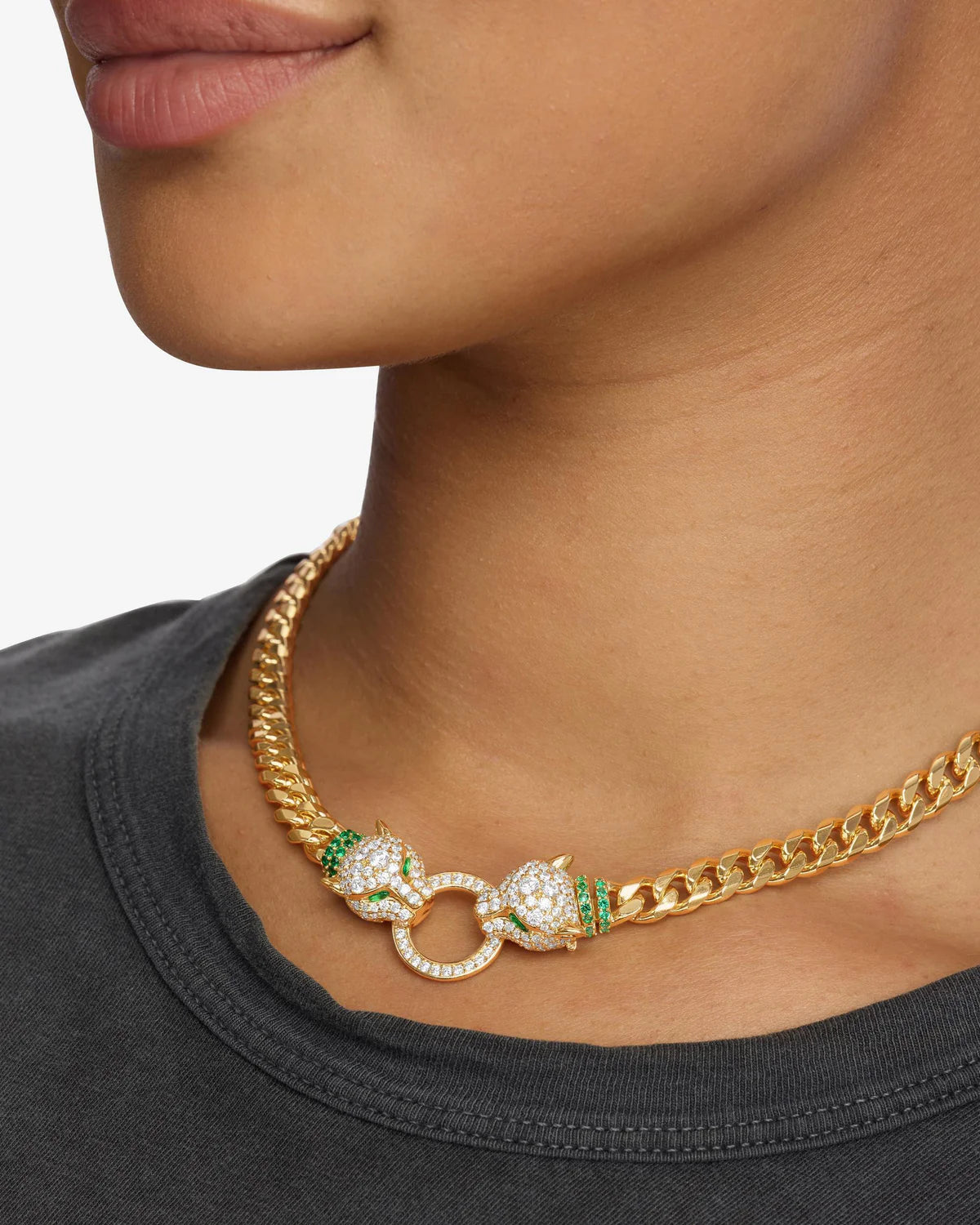 Jaguar Cuban Chain Necklace